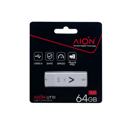 MEMORIA USB UT10 AION 32/64/128 GB 3.0 BLANCO PLASTICO