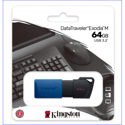 MEMORIA USB 64GB 3.2 KINGSTON EXODIA-M